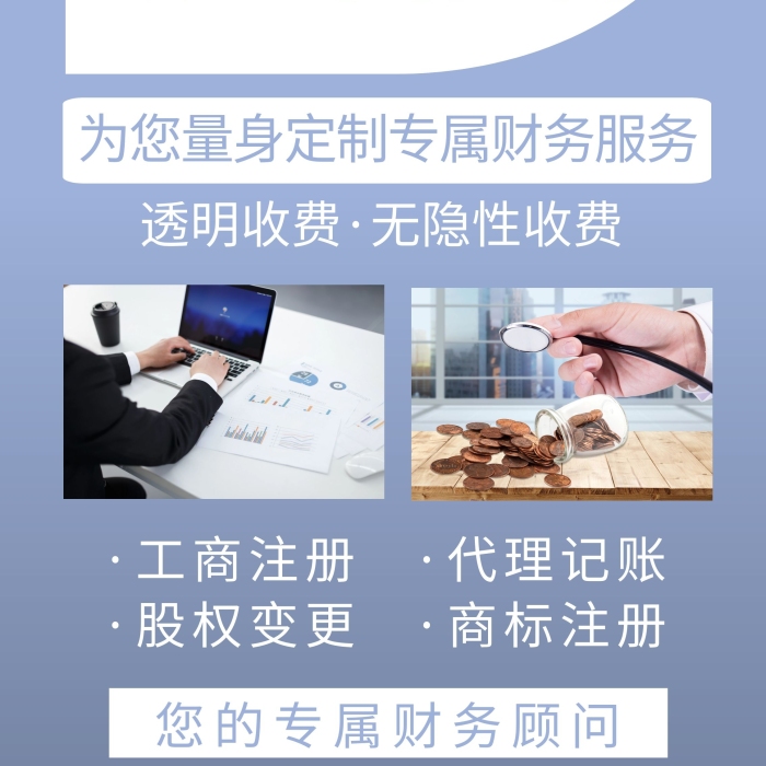 金融视角 蓝色调中的财务管理咨询展架设计理念